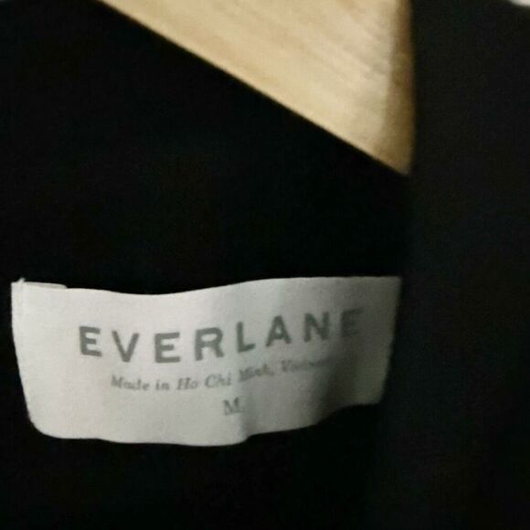 EVERLANE | Black High Neck Sleeveless Ponte Bodycon Maxi Dress | Size Medium - Picture 5 of 10